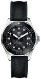 Tag Heuer Aquaracer Quartz Mother of Pearl Black Dial Black NATO Strap Watch for Women - WAY131M.FT6092
