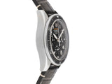 Tag Heuer Autavia Chronometer Flyback Automatic Chronograph Black Dial Black Leather Strap Watch for Men - CBE511A.FC8279