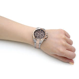 Hugo Boss Novia Brown Dial Two Tone Steel Strap Watch for Women - 1502617