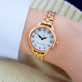 Marc Jacobs Betty Mother of Pearl White Dial Rose Gold Steel Strap Watch for Women - MJ3511