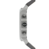 Hugo Boss Architectural Grey Dial Grey Leather Strap Watch for Men - 1513570