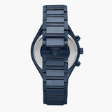 Maserati Stile Chronograph Blue Dial Blue Steel Strap Watch For Men - R8873642008