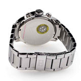 Tommy Hilfiger Jackson Quartz Black Dial Silver Steel Strap Watch for Men - 1791243