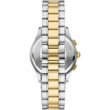 Emporio Armani Paolo Chronograph Grey Dial Two Tone Steel Strap Watch For Men - AR11527