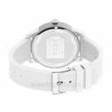 Lacoste 12.12 White Dial White Silicon Strap Watch for Men - 2010984