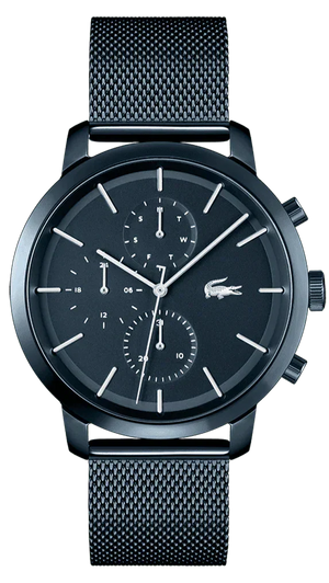 Lacoste Replay Blue Dial Blue Steel Strap Watch for Men - 2011196