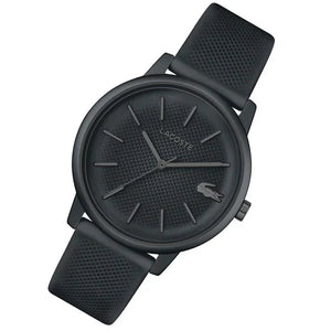 Lacoste 12.12 Move Gray Dial Gray Silicon Strap Watch for Men - 2011242