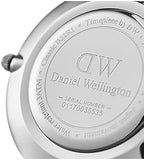 Daniel Wellington Petite Ashfield Black Dial Black Mesh Strap Watch For Women - DW00100246