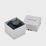 Lacoste 12.12 Move Blue Dial Blue Silicon Strap Watch for Men - 2011241