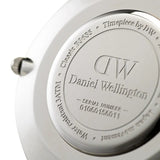 Daniel Wellington Classic Cornwall Quartz Black Dial Black Nylon Strap Watch For Women - DW00100151