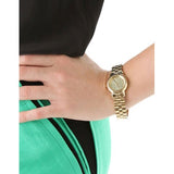 Marc Jacobs Marci Gold Dial Gold Steel Strap Watch for Women - MBM3174
