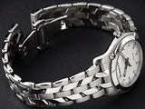 Burberry Heritage Check White Dial Silver Steel Strap Watch for Women - BU1853