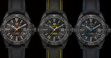 Tag Heuer Aquaracer Calibre 5 Black NATO Strap Carbon Dial Watch for Men - WBD218B.FC6446
