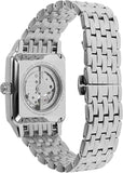 Emporio Armani Diego Automatic Black Dial Silver Steel Strap Watch For Men - AR60057