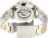 Fossil Grant Sport Automatic Skeleton Blue Dial Two Tone Steel Strap Watch for Men - ME3141