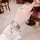 Michael Kors Lauryn Quartz Mother of Pearl White Dial Two Tone Steel Strap Watch For Women - MK4366