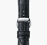 Tissot Chemin Des Tourelles Powermatic 80 Black Dial Black Leather Strap Watch For Men - T099.407.16.058.00
