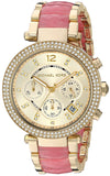 Michael Kors Parker Gold Dial Two Tone Steel Strap Watch for Women - MK6363