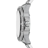 Emporio Armani World Explorer Solar Black Dial Silver Steel Strap Watch for Men - AR11787