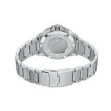 Emporio Armani World Explorer Solar Black Dial Silver Steel Strap Watch for Men - AR11787