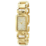 Burberry Heritage Silver Dial Brown Leather Strap Watch for Women - BU4213
