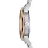 Burberry The City White Dial Two Tone Steel Strap Watch for Women - BU9105