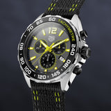 Tag Heuer Formula 1 Chronograph Grey Dial Black Nylon Strap Watch for Men - CAZ101AG.FC8304