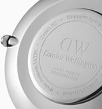 Daniel Wellington Petite Ashfield Black Dial Black Mesh Strap Watch For Women - DW00100308