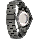Marc Jacobs Henry Skeleton Black Dial Black Steel Strap Watch for Women - MBM3254
