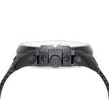 Diesel Mega Chief Chronograph Black Dial Black Mesh Strap Watch For Men - DZ4527