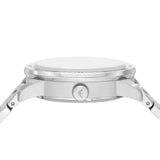 Emporio Armani Mario Chronograph Automatic Blue Dial Silver Steel Strap Watch For Men - AR60052