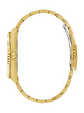 Guess Continental Gold Dial Gold Steel Strap Watch For Men - GW0260G4
