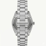 Emporio Armani Federico Black Dial Silver Steel Strap Watch for Men - AR80077