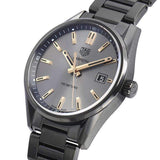 Tag Heuer Carrera Special Edition Black Dial Black Steel Strap Watch for Women - WAR1113.BA0602
