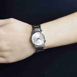 Calvin Klein City Silver Dial Silver Steel Strap Watch for Women - K2G23126