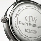Daniel Wellington Classy Glasgow White Dial Two Tone NATO Strap Watch For Women - DW00100074