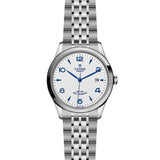 Tudor 1926 Automatic White Dial Silver Steel Strap Watch for Men - M91650-0005