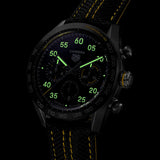 Tag Heuer Carrera x Porsche Automatic Chronograph Black Dial Black Nylon Strap Watch for Men - CBN2A1H.FC6512