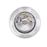 Tissot T Classic Luxury Powermatic 80 White Dial Silver Steel Strap Watch For Men - T086.408.11.016.00