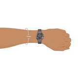 Guess Headliner Quartz Black Dial Grey Steel Strap Watch For Men - GW0572G5