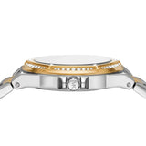 Michael Kors Lennox Three-Hand Gold Dial Two Tone Steel Strap Watch For Women  - MK6988