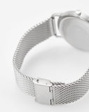Emporio Armani Minimalist Quartz Blue Dial Silver Steel Strap Watch For Men - AR11571