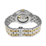 Tissot Automatics III Day Date Black Dial Two Tone Steel Strap Watch For Men - T065.430.22.051.00