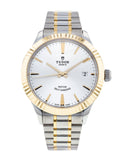 Tudor Style Automatic Silver Dial Two Tone Steel Strap Watch for Men - M12713-0003