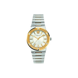 Versace Hellenyium Green Dial Two Tone Steel Strap Watch for Women - VEVH00620