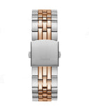 Guess Odyssey Blue Dial Two Tone Steel Strap Watch For Men - W1107G3