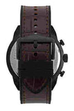 Fossil Bronson Chronograph Brown Dial Brown Leather Strap Watch for Men - FS5713