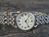 Coach Delancey White Dial Silver Steel Strap Watch for Women - 14502240