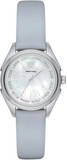 Emporio Armani Valeria Mother of Pearl Dial Blue Leather Strap Watch for Women - AR11032