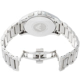 Emporio Armani Valente Chronograph Quartz Black Dial Silver Steel Strap Watch For Men - AR11083